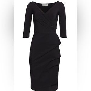 Chiara Boni La Petite Robe / Floridian Side Ruffle Dress 
- size 6